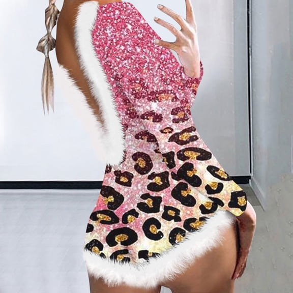 Brilliant Sleepwear for Women Plus Size Women's Printed Plush Ptitching Trim Button Front Adult onesie Home Wear Siamese Pajamas Clothes under $5.00