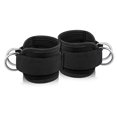 thumbnail image 1 of HLONK Padded Ankle Strap for Cable Machines Black Ankle Weight(Pack 2), 1 of 5