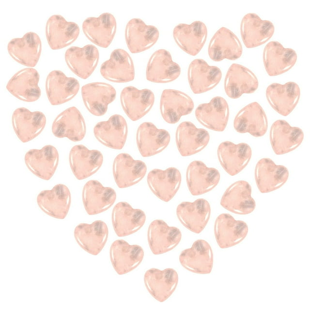 MesaSe 50Pcs Heart Shape Crystals Set Mini Crystal Heart Stones Assorted Worry Stones Heart Shaped Crystal Rocks for Meditation Energy Balancing Desktop Decoration 20mm
