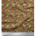 thumbnail image 1 of Soimoi Cotton Duck Fabric Wine & Beer Beverages Printed Craft Fabric by The Yard 56 Inch Wide, 1 of 1