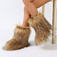 thumbnail image 4 of Women's Snow Boots | Fuzzy Winter Booties with Leg Warmth for Comfortable Outdoor Walking, 4 of 13
