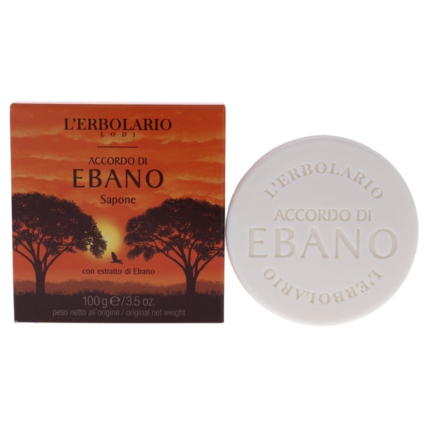 LErbolario Jabón Notas de jabón de ébano 3.5 oz LErbolario LErbolario Jabón 3.5 oz