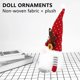 thumbnail image 3 of Christmas Gnome Lights, Handmade Lighted Nordic Figurine Plush(red), 3 of 3