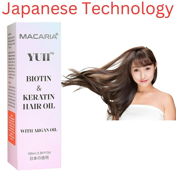 YUII Keratin Black Hair Oil For Repair damage Hair | hair oil | hair oil for black hair | for dry hair |oil for long hair growth | hair oil for long straight hair