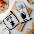 thumbnail image 2 of Made from Scratch, Fun Oven Mitts and Pot Holders Set, Silicone Non-Slip Insulated Oven Mitts, A Good Helper for Kitchen Cooking, Gifts for Cat Chefs and Cat Lovers, 2 of 5