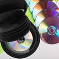 thumbnail image 2 of KAKOWELY Petit Étui Rond pour CD, Sac de Rangement pour CD, Support de Disque DVD, Capacité 20, 6.3x"X5.91"X0.79 Pouces, 2 of 5