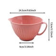 thumbnail image 3 of Versatile Kitchen Mixing Bowl for Cooking Baking Prep Whisking Stirring and All Purpose Food Preparation, 3 of 7