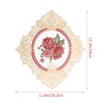 thumbnail image 2 of Retro Lace Coaster Table Cup Mat Lace Tableware Mat Decorative Lace Coaster, 2 of 8