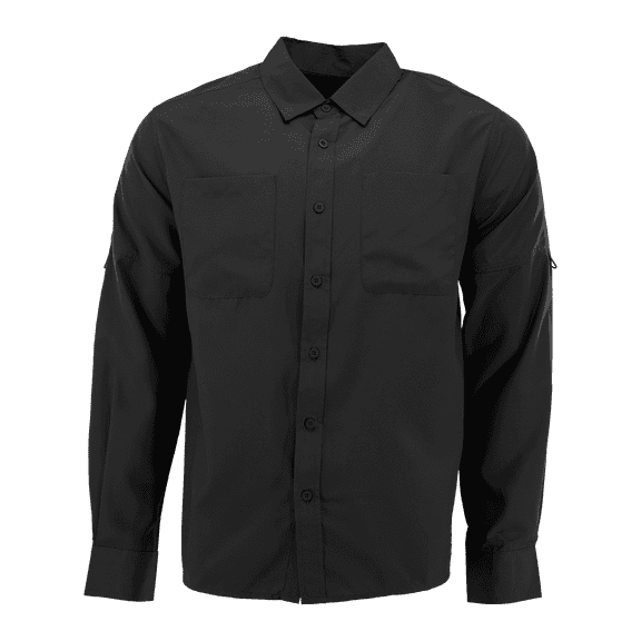 TrueTimber Men's Back-Cast Long Sleeve Button Down Fishing Shirt
