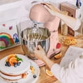 thumbnail image 5 of Beautiful 5.3 Qt Tilt-Head Stand Mixer with Flat Beater, Dough Hook & Balloon Whisk, Rose and Tomato Red by Drew Barrymore, 5 of 12