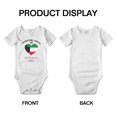 thumbnail image 3 of Everyone Loves an Kuwaiti Girl Cute Baby Romper Bodysuit For Boy Girl (White, 0-3 Months), 3 of 5