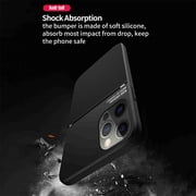 Dteck Back Case For Apple iPhone 13 Mini,Luxury Slim Hybrid Shockproof Rubber Silicone TPU Protective Classical Phone Cover(Red)