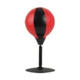 thumbnail image 1 of Escritorio de la mesa de boxeo de escritorio boxeo boxing bola con base de succión instalación fácil de juguete PU cuero para entrenamiento de mma, 1 of 8