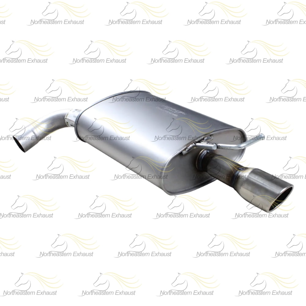 Northeastern Exhaust Passenger & Driver Side Mufflers Fits 2011-2016 Ford Explorer 3.5L & 2012-2015 Ford Explorer 2.0L - Direct Fit | Stainless Steel