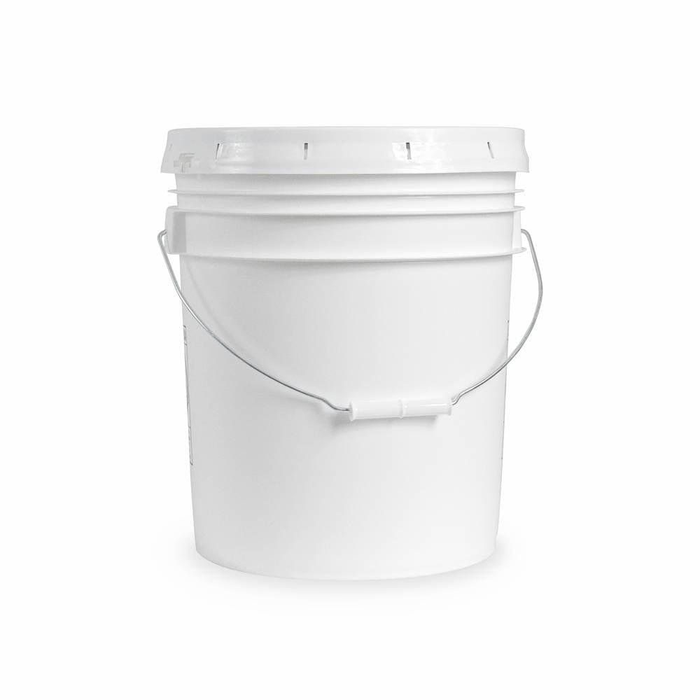Black Lids ONLY 2 Pack Black 1 Gallon Buckets with Snap-on Lids Bucket Kit 