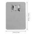 thumbnail image 2 of MasteelfCA 2 Ensembles Palettes de Maquillage Pratiques avec Spatules Argent, 2 of 7