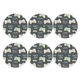 thumbnail image 2 of Disketp Gamers Funny Coasters,6 Pcs Leather Coasters With Holder, Perfect Housewarming Hostess Gifts,Protect Furniture From Water Marks Scratch And Damage, 2 of 9