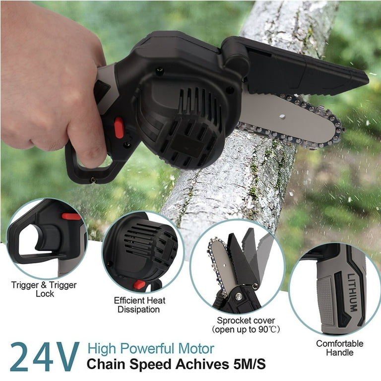 Battery Powered 36v Cordless Chain Saw Without Battery - Electric Saw -  AliExpress