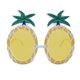 thumbnail image 4 of GAXIRE Gafas de piña con forma de fruta hawaiana, novedad para fiesta luau en la playa, decoración para fiesta luau hawaiana (amarillas), 4 of 6