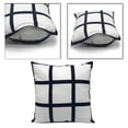thumbnail image 4 of GUOOL 45x45cm Sublimation Blanks Polyester Panel Case Car Couch Backrest Cushion Case, 4 of 9