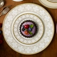 thumbnail image 3 of Noritake Trefolio Gold Set of 4 Dinner Plates, 3 of 7