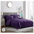 thumbnail image 5 of Comforter Set, Medium Weight - Down Alternative - Ultra Soft Microfiber - King/California King Size 3 Pieces Set with 1 Comforter and 2 Pillow Shams (King/Cal King, Purple), 5 of 7