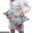 thumbnail image 5 of Ambesonne Floral Fabric by the Yard Upholstery, Wild Meadow Flowers Jungle, 2 Yards, Soft Blue Green and Pink, 5 of 5