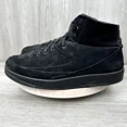 thumbnail image 3 of Ni - ke Ni - ke Air Jordan 2 Retro Deconstructed Triple Black Mens 10 Suede Shoes Sneakers, 3 of 5
