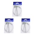 thumbnail image 2 of ZheElen Fishing Rigs Wire Leader Stainless Steel Rope Line Swivel String Hooks silver 80cm 3Set, 2 of 6
