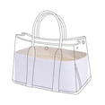 thumbnail image 2 of Organizador de bolsos liviano DGAZ para bolso de fiesta de jardín de Hermes, interior de bolso de seda y papel Dupont para bolsos de lujo, 2 of 5
