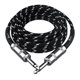 thumbnail image 1 of Cable de Audio para Instrumento GEARit Negro Blanco 20 Pies 1/4 Pulgadas Macho a Macho para Bajo y G, 1 of 6