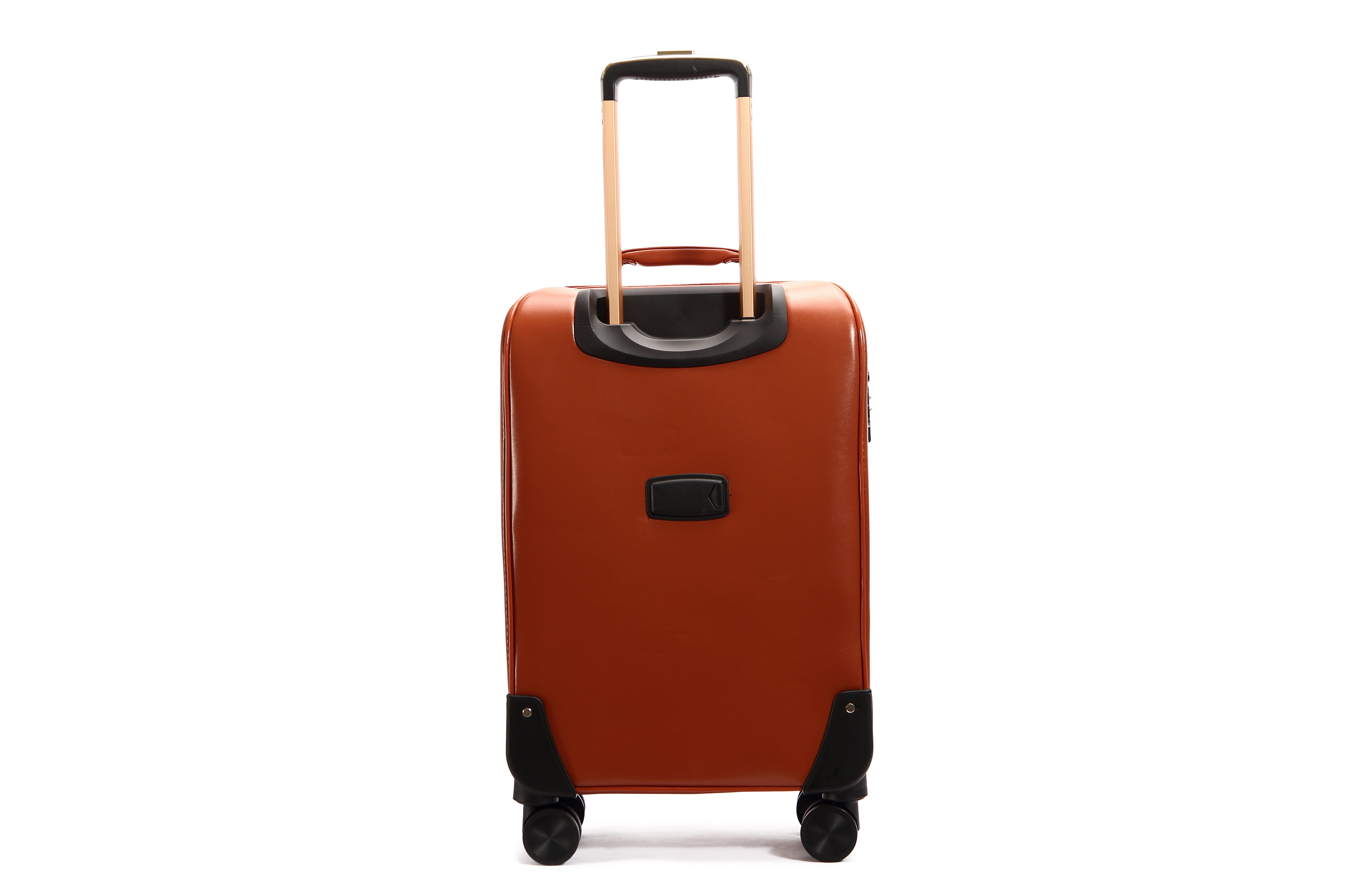 SEMMS LUXURY LEATHER LUGGAGE BOX 20" LIGHT BROWN