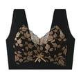 thumbnail image 1 of Woman's Printing Ventilate Large Size Full Cup Bras Without Steel Rim, 1 of 2