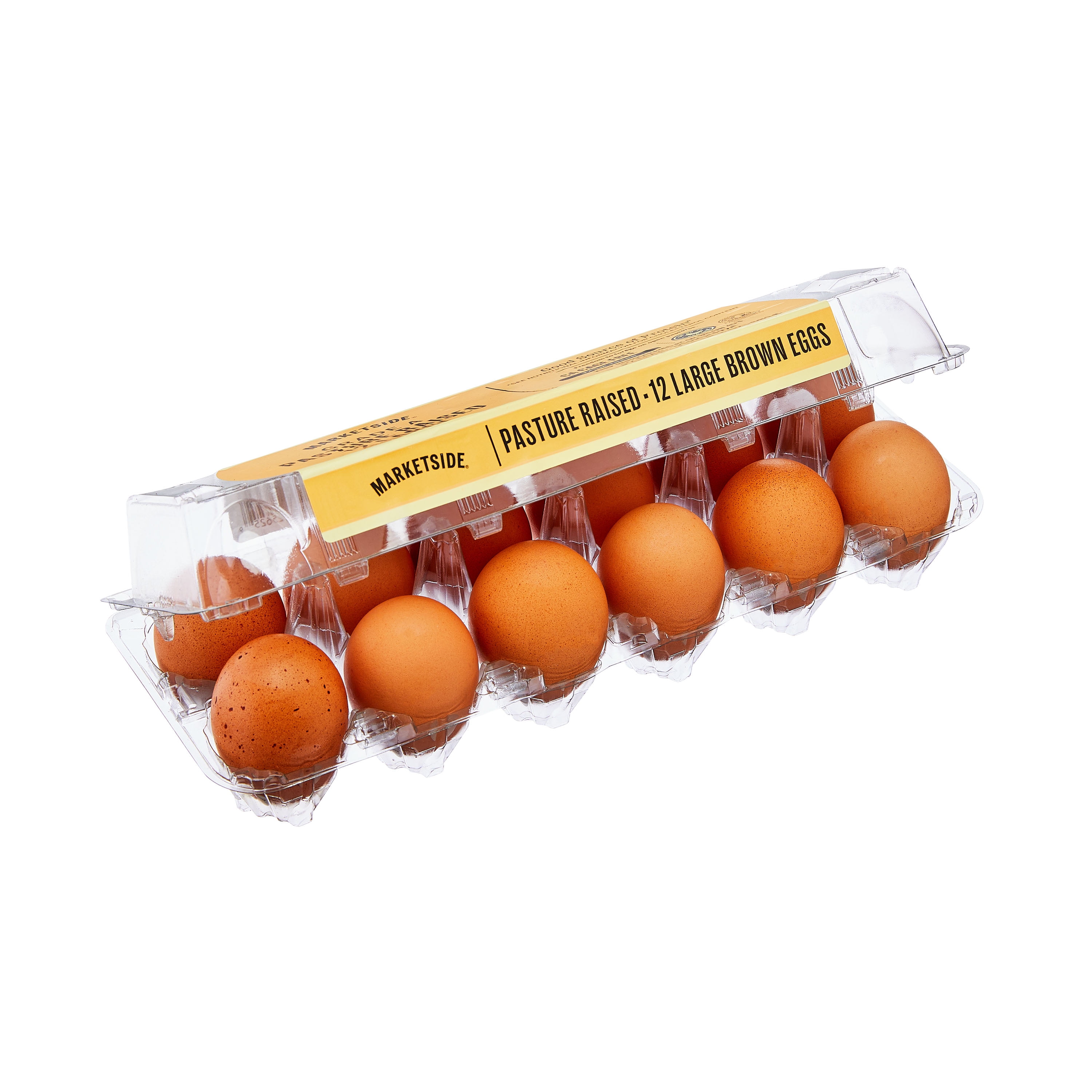 Marketside Grade A Large Pasture Raised Brown Eggs, 12 Count