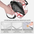 thumbnail image 5 of ZNDUO Reusable Lunch Box, Adjustable Shoulder Strap Red Arrows Hearts Shape Pattern Lunch Bag, 5 of 8