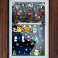 thumbnail image 4 of Merry Christmas Birds Snowflake Christmas Tree Owl Boots Pattern Wall Sticker Removable Wallpaper, 4 of 9
