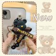 thumbnail image 4 of LYM-Phone Case For Nokia C110 4G, Back Cover Bear bracelet Anti-knock Waterproof soft case cute Simplicity Cartoon protective case silicone Skin-friendly feel Dirt-resistant, 4 of 9