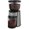Mr. Coffee Automatic Silver Burr Mill Grinder with 18 Custom Grinds