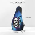thumbnail image 3 of Nightmare Before Christmas Sling Bag Crossbody Travel Hiking Chest Backpack Shoulder Daypack For Women Men, 3 of 5