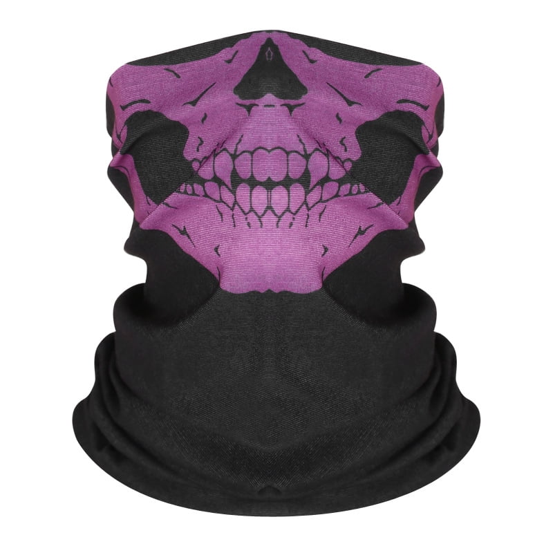 2X Skull Face Mask Seamless Mask Wind Protector Headwear Neck Tube Scarf Bike 