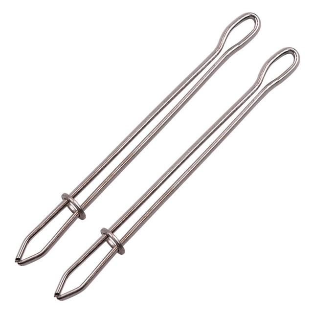 2pcs DIY Rope Threader Clip Drawstring Threaders Tool Set Easy Rope Threader Clips Sewing Loop Turner Hooks Metal Threader Tweezers Sewing Tool For Sweatpants Hoodies