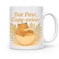 thumbnail image 2 of Capybara 11 oz Coffee Mug - Tropical Capybara Design White Ceramic Gift, 2 of 6