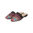 thumbnail image 5 of Women Pointy Toe Slide - Mixed Pattern Mule - Sequinned Slip On Sandal - GK05 By Cape Robbin, 5 of 6