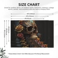 thumbnail image 3 of Skull Evil Mexican Sugar Roses Four Hole Decorated Banner Flag for Garden Yard Home Decoration Indoor Outdoor 4x6 Ft, 3 of 7