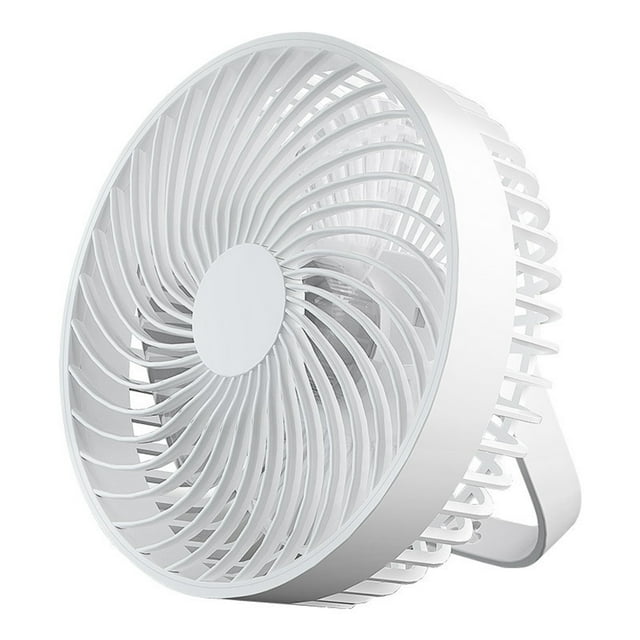 Dvkptbk Night Light Fan Desktop Small Fan USB Portable Mute High Wind Office Can Be Hung Ceiling Fan Fans