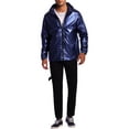 thumbnail image 2 of INSPIRE CHIC Holographic Jackets for Men's Long Sleeves Metallic Hoodie Coat, 2 of 5