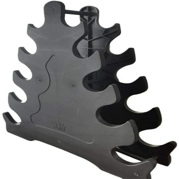 Estante para mancuernas de 3/5 niveles, soporte de plástico para mancuernas, accesorios para equipos de Fitness