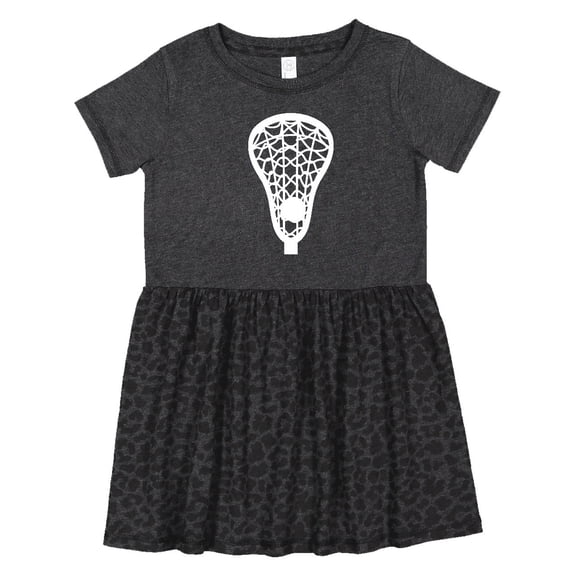 Inktastic Lacrosse Sports Team Coach Player Girls Toddler Dress