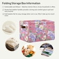 thumbnail image 5 of FREEAMG Watercolor Flowers Foldable Canvas Storage Bin, Sturdy Fabric Storage Basket with Handles, Storage Cube Box for Organizing Shelf Nursery Toy Closet 2PCS, 5 of 7