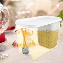 CIMAXIC Cold Beverage Dispenser Fridge Drink Dispenser Plastic Large Capacity 1Pack 10.2X5.1X6.7In